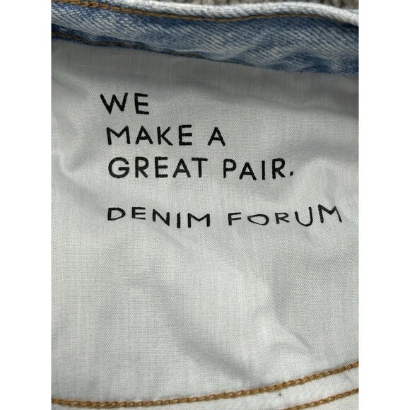 Aritzia DENIM FORUM Women’s Size 28L The BF High Rise Loose Jeans Slim Leg - Picture 10 of 16